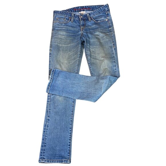 Levi's Mid Rise Straight 552 Blue Jeans Sz 2M  31x32" #99S - Picture 2 of 10